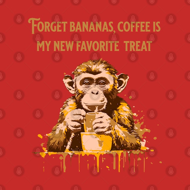 Coffee Monkey by Mugs and threads by Paul