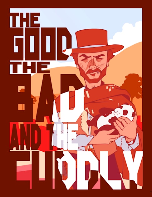 The Good, The Bad, and the Cuddly Kids T-Shirt by 4our5quare