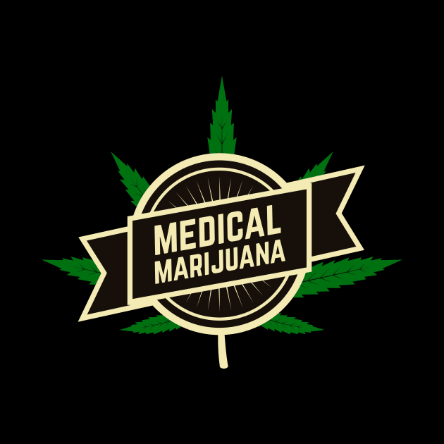 Medical Marijuana Leaf by CryptoTextile