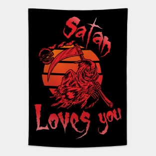 Satan loves you Tapestry