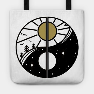 Yin Yang Night Day Tote