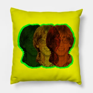 Bill Gates Mugshot Threeways Pillow