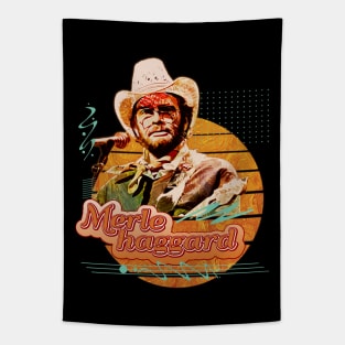 Merle haggard \\ Retro Art Tapestry