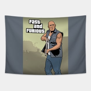 GTA Dominic Toretto Tapestry