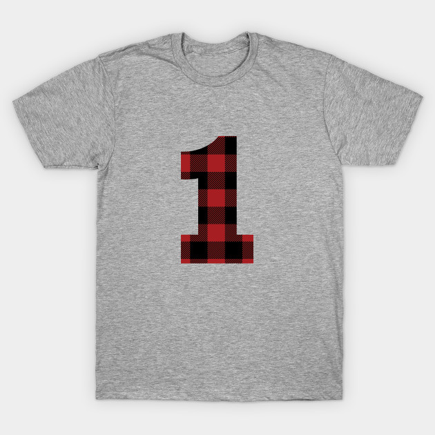 1st Birthday Shirt Red Buffalo Plaid Birthday Party Buffalo