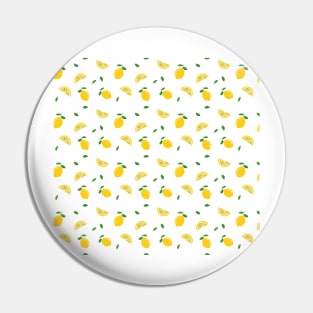 Lemon pattern Pin