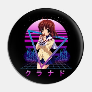 Funny Art Nagisa Clannad Japanese Anime Pin