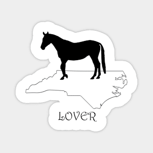 North Carolina Horse Lover Gift Magnet