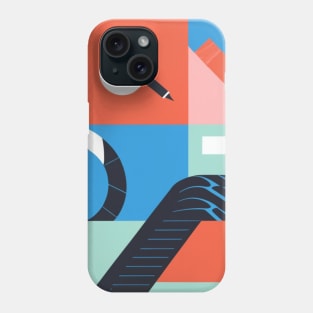 Random Shapes Design Phone Case