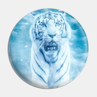 White Tiger Animal Wildlife Jungle Nature Africa Travel Adventure Pin