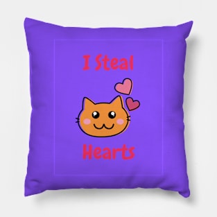 I Steal Hearts Pillow