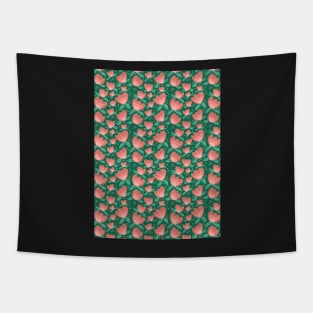 Green Spring Blossom Pattern Tapestry