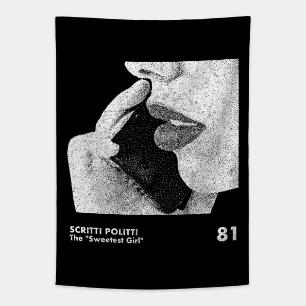 Scritti Politti / Minimalist Graphic Artwork Design Tapestry by saudade