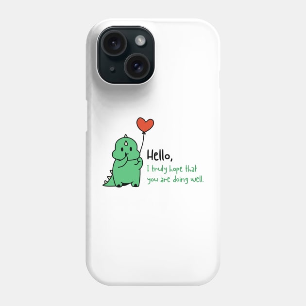 CUTE DINO Phone Case by tzolotov