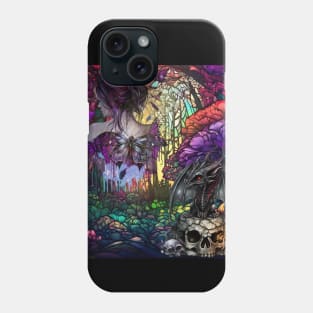 Fantasy creatures and magic forest Phone Case