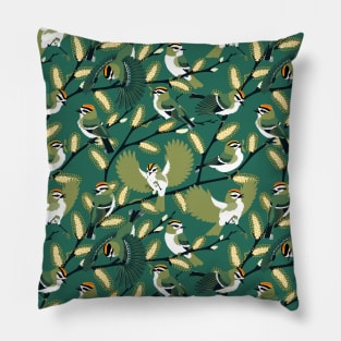 GCKI Green Pattern Pillow