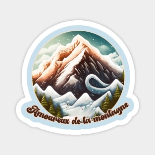 Amoureux de la montagne #3 (Mountain Lover) Magnet