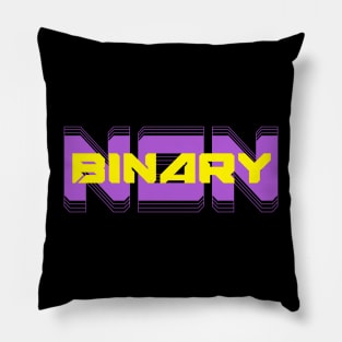 Techwear cyber NonBinary Pillow