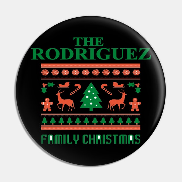 Family Christmas - Groovy Christmas RODRIGUEZ family, Family Christmas T-shirt, Pjama T-shirt Pin by DigillusionStudio