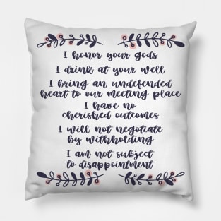 Friendship Promise Poem Pillow