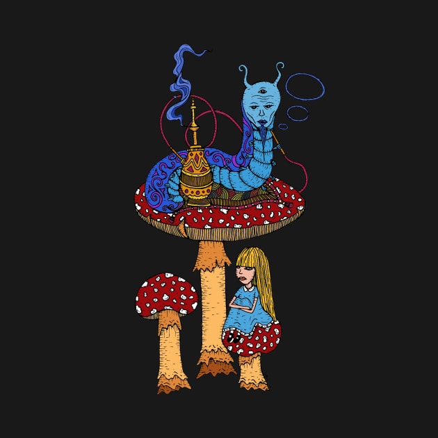 Hookah Smoking Catterpillar by ogfx