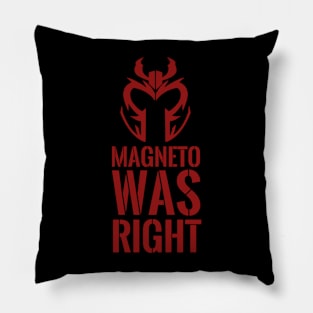 Magneto was right Pillow