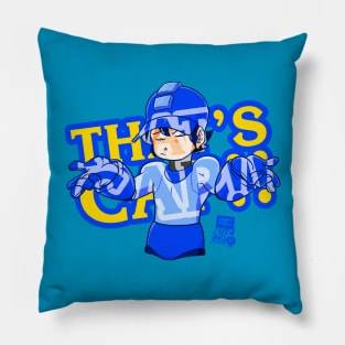 That's Cap - MegaMan T-Shirt (Alt) Pillow