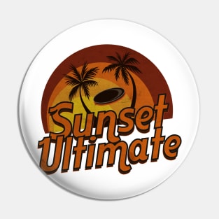 Sunset Ultimate Frisbee Pin