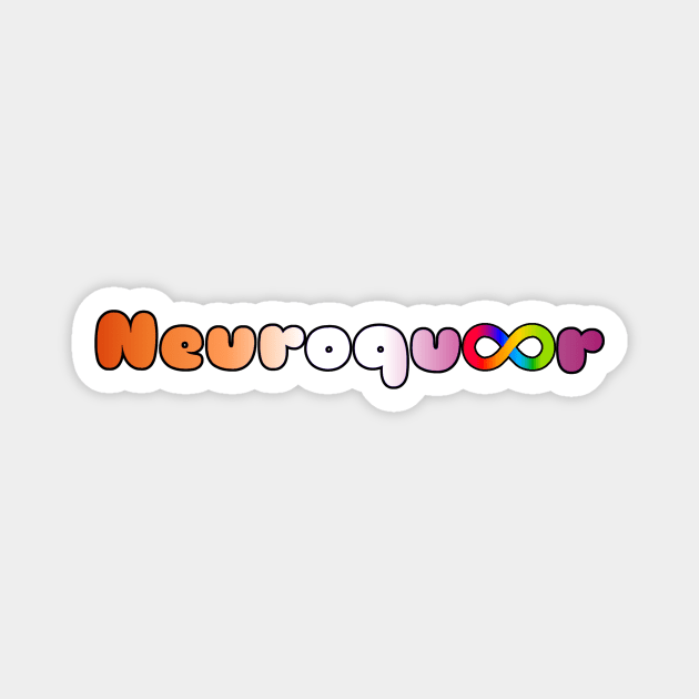 Neuroqueer lesbian flag infinity neurodivergent autistic pride Magnet by Sunniest-Dae