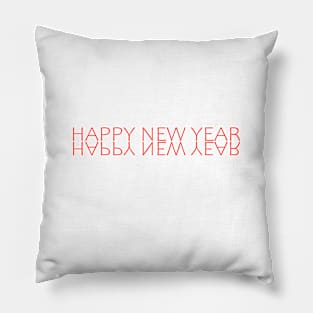 Happy New Year Words Pillow