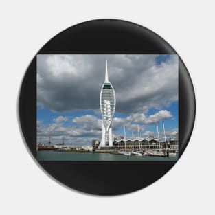 Portsmouth Harbour boat tour view Spinnaker Tower Pin