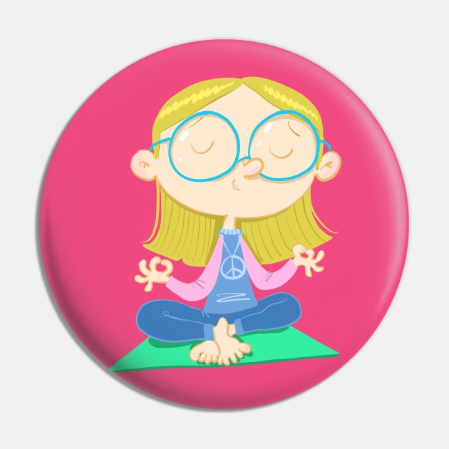 girl with glasses practices yoga Pin by duxpavlic