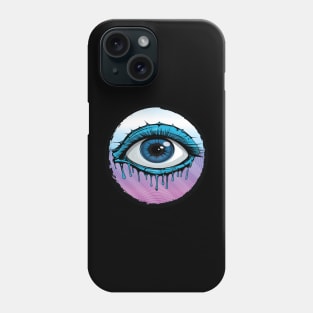 Not So Evil Big Beautiful Blue Eye Phone Case