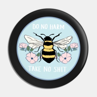 DO NO HARM - TAKE NO SHIT Pin