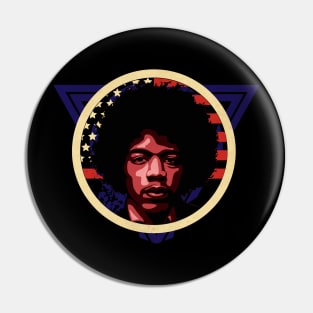 Afro Power Pin