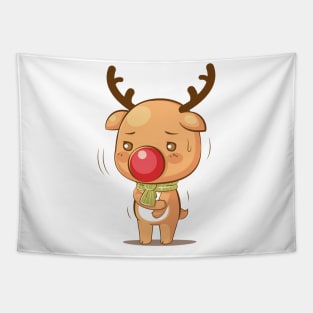 Cute Shy Deer Tapestry