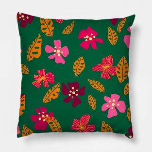 colorful floral pattern Pillow