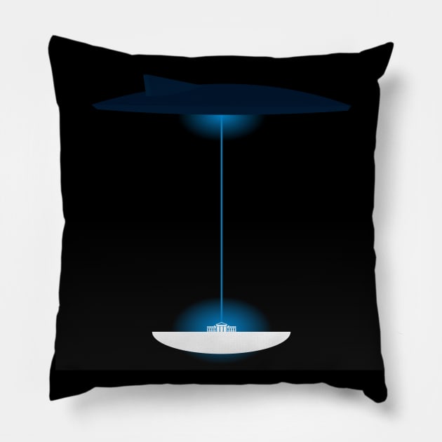 Independence Day Minimalist Poster Poster Pillow by doctorheadly