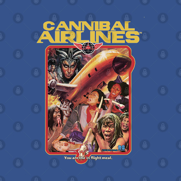 Discover Cannibal Airlines - Schrab Home Video - T-Shirt