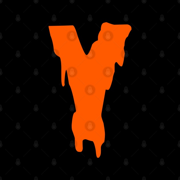 Letter Y (orange) by CateBee8