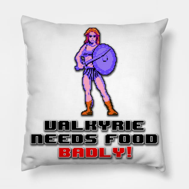 Gauntlet Valkyrie - Old Pillow by BigOrangeShirtShop