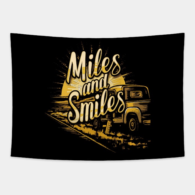 Cool Pickup Truck Driver Tapestry by TopTees