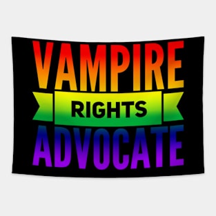 Vampire Rights Advocate (Rainbow) Tapestry