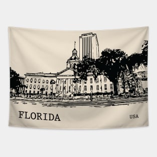 Florida State USA Tapestry