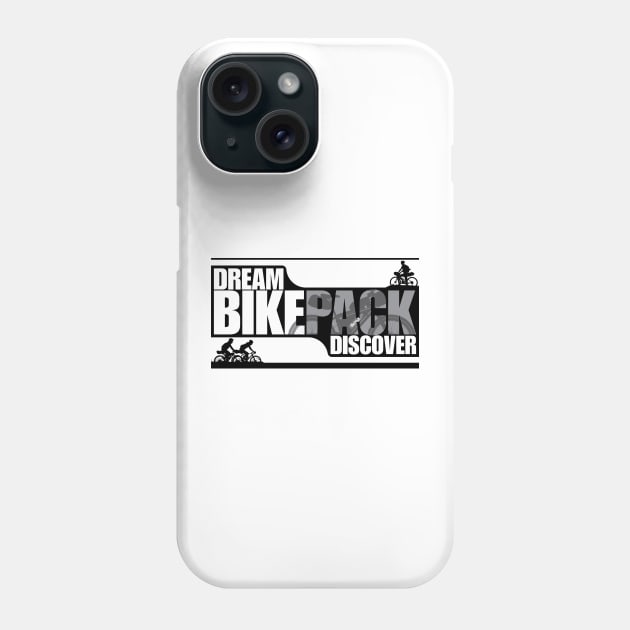 Dream Bikepack Discover Grey on Light Color Phone Case by G-Design