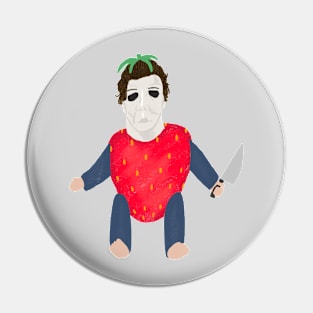 Strawberry Michael Myers Pin