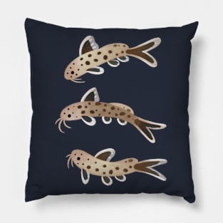 Leopard catfish Pillow