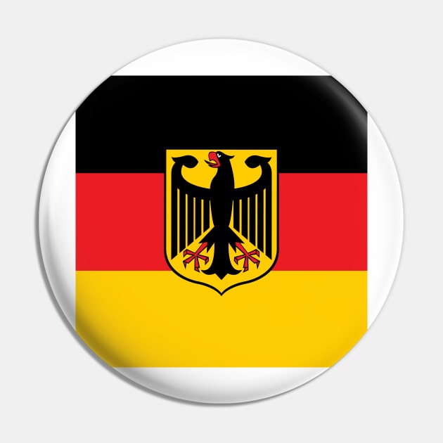 Germany flag Pin by designseventy