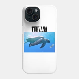 Turvana Band Tee 90's Grunge Punk Turtle Phone Case