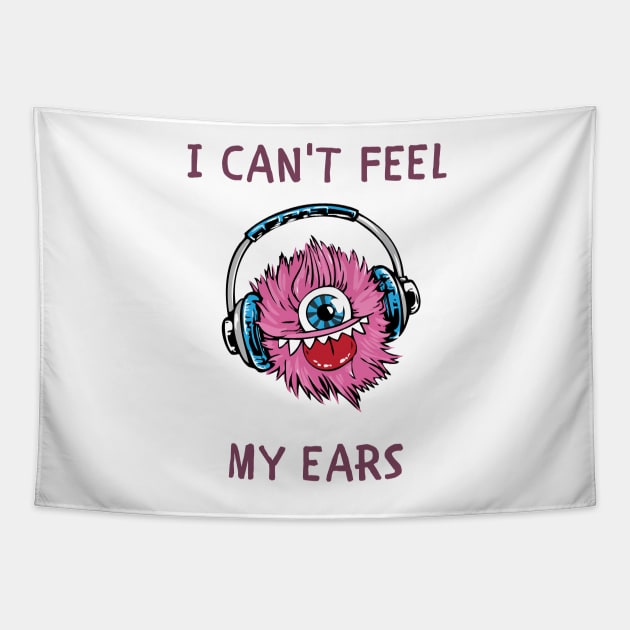 I can't feel my ears Tapestry by IOANNISSKEVAS